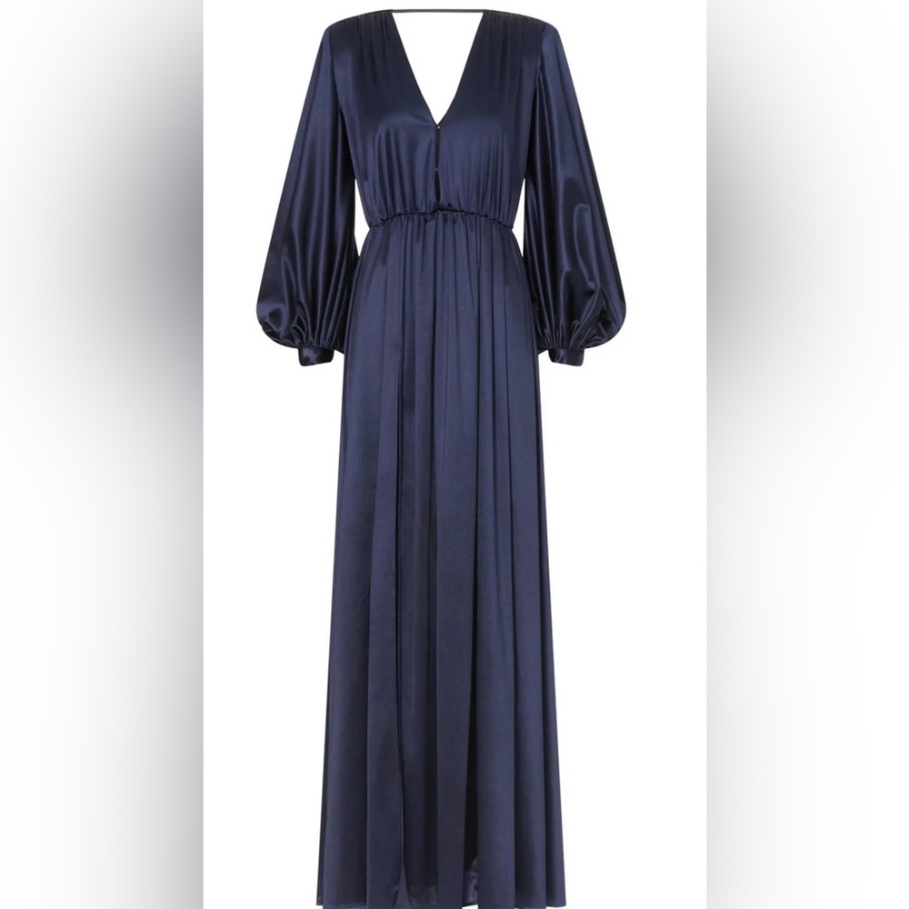 Bronx and Banco Zoe Gown in Gorgeous Navy. BEAUTIFUL Condition!